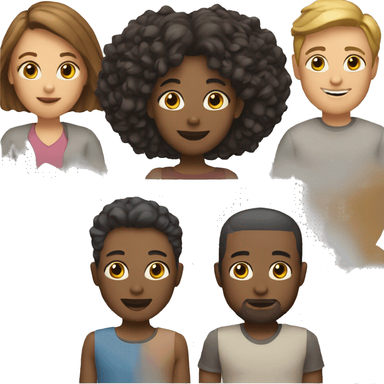 make a memoji chating with two persons emoji