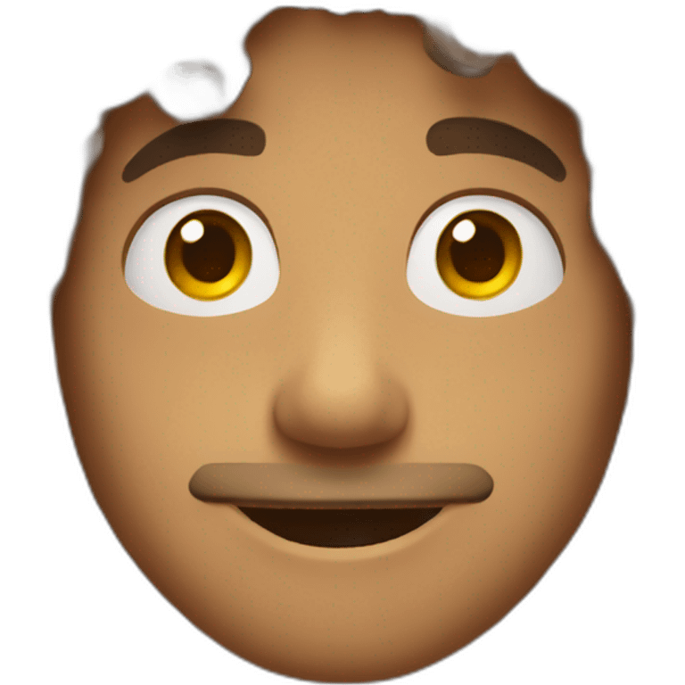 man taking selfie, curly brown hair, brazalian emoji