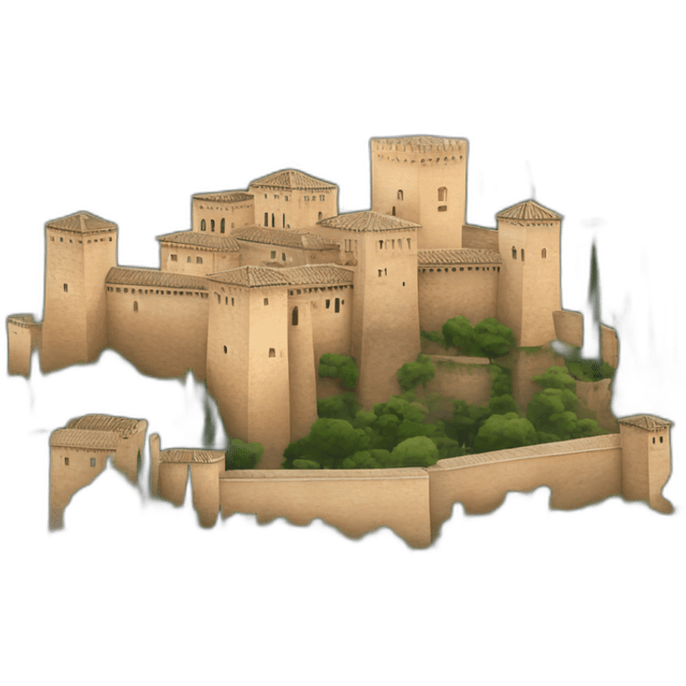 Alhambra de Granada Torre de la vela emoji