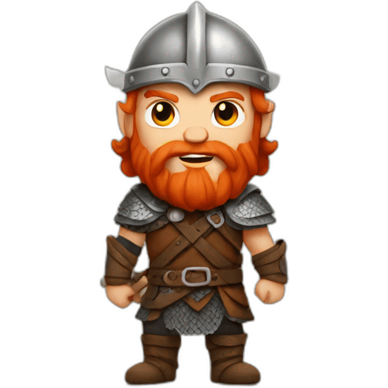 red headed viking warrior emoji