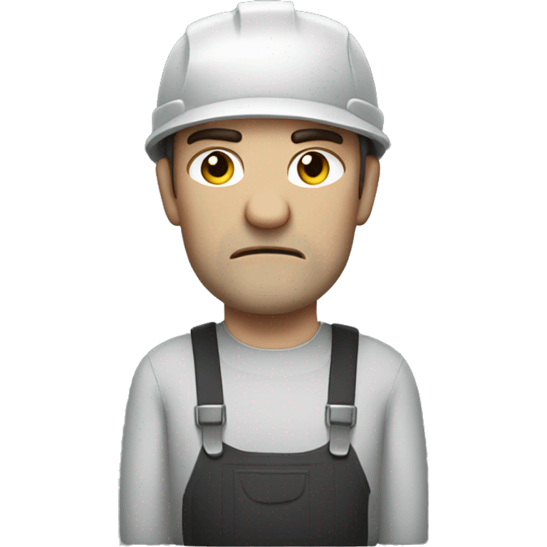 grumpy mechanic emoji