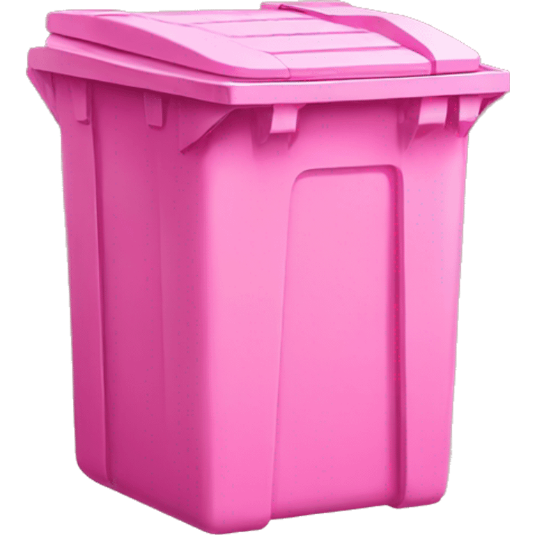 Pink bins emoji