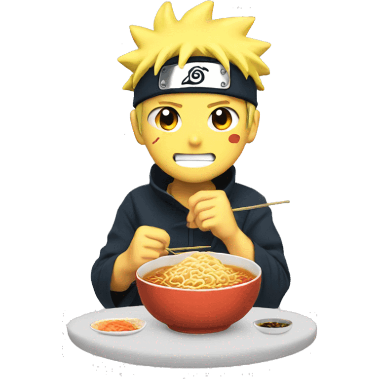 Naruto Eating Ramen emoji