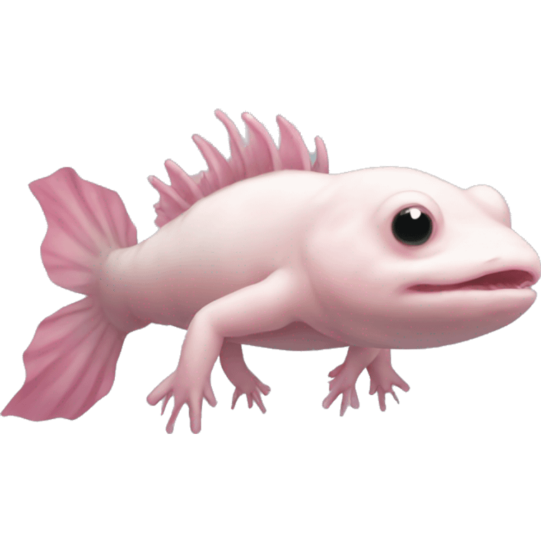 An axolotl emoji