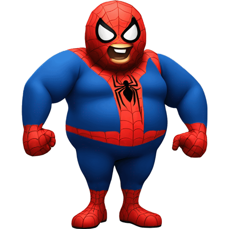 Obese spider man giving a thumbs up  emoji