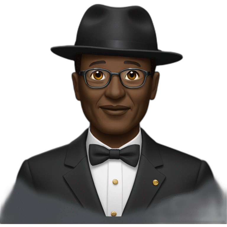 Idriss Deby Itno sans chapeau  emoji