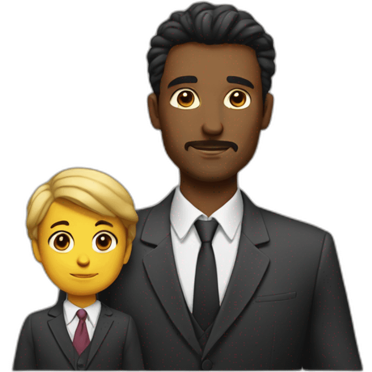 boss and his child emoji