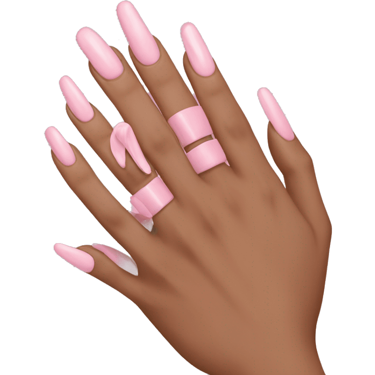 Light pink nails emoji