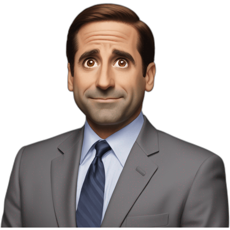 photo real Michael scott emoji