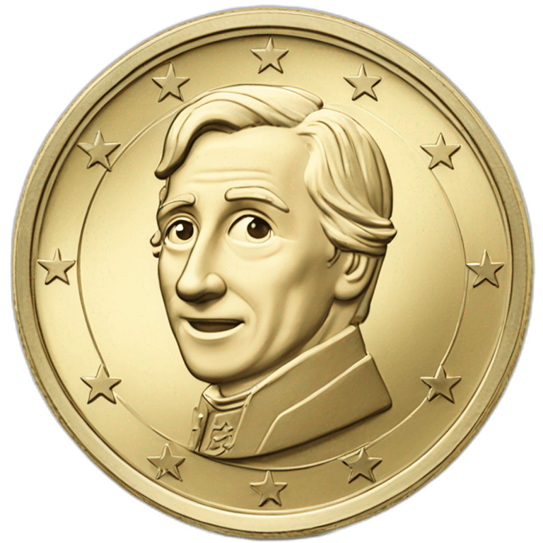 1 euro monney coin emoji