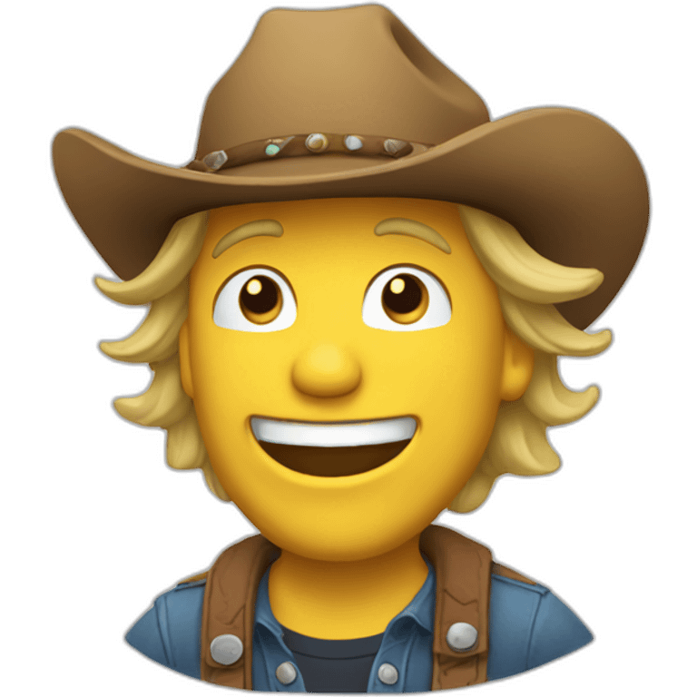 laugh out loud country dude emoji