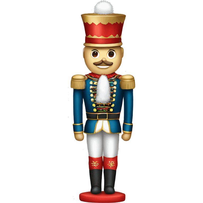 cute christmas nutcracker full body emoji