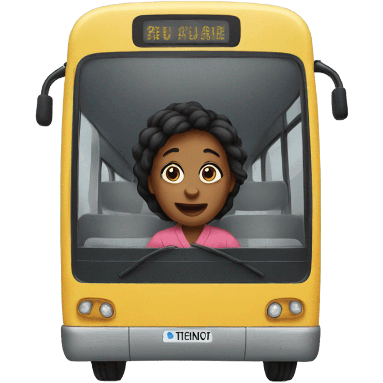 Mum on a bus emoji