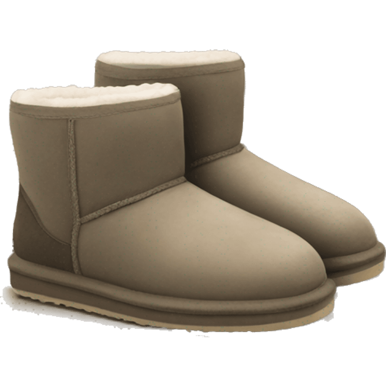 House shoe ugg  emoji