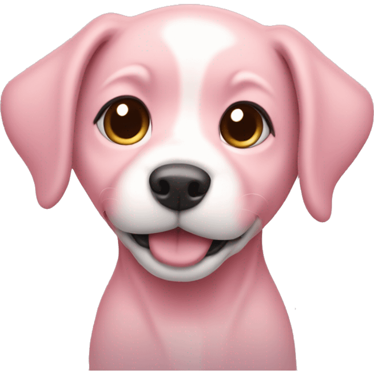 baby pink dog emoji