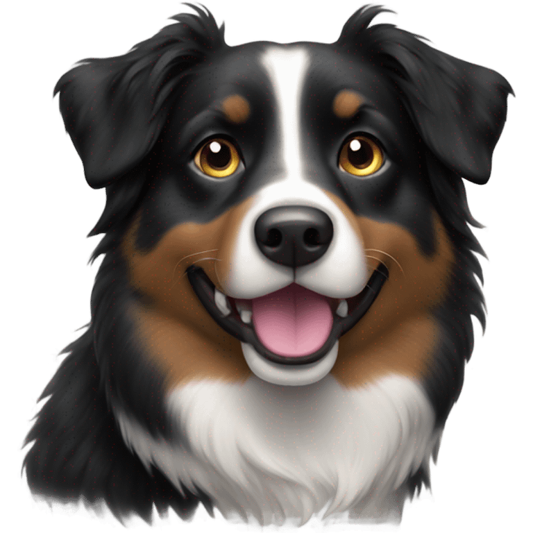 black australian shepherd  emoji