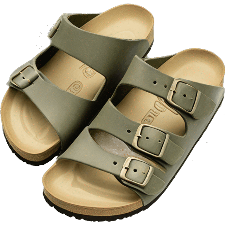 Birkenstock clogs khaki washed color￼ emoji