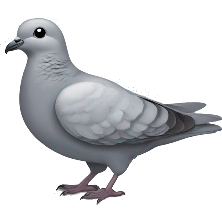 Grey dove emoji