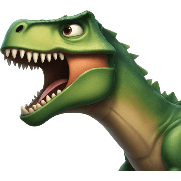 angry dinosaur emoji