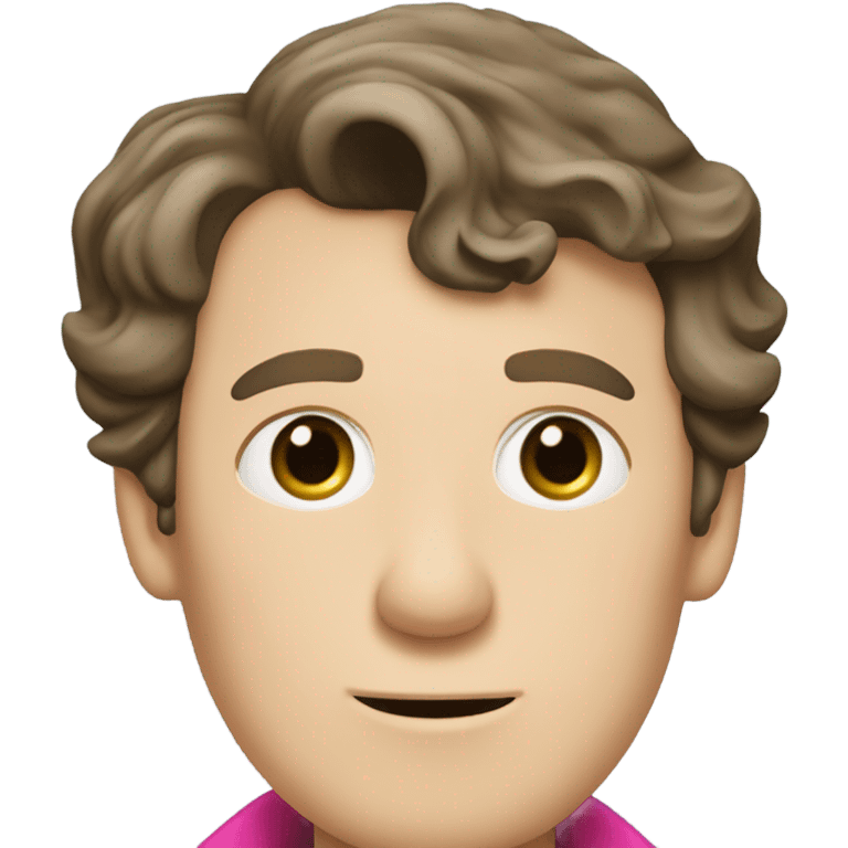 Benedict Cumberbatch-like Sherlock Holmes all in the pink suit  emoji