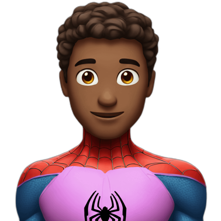 spider-man with heart in his eyes emoji