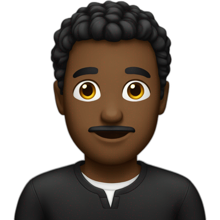 Hombre negro emoji