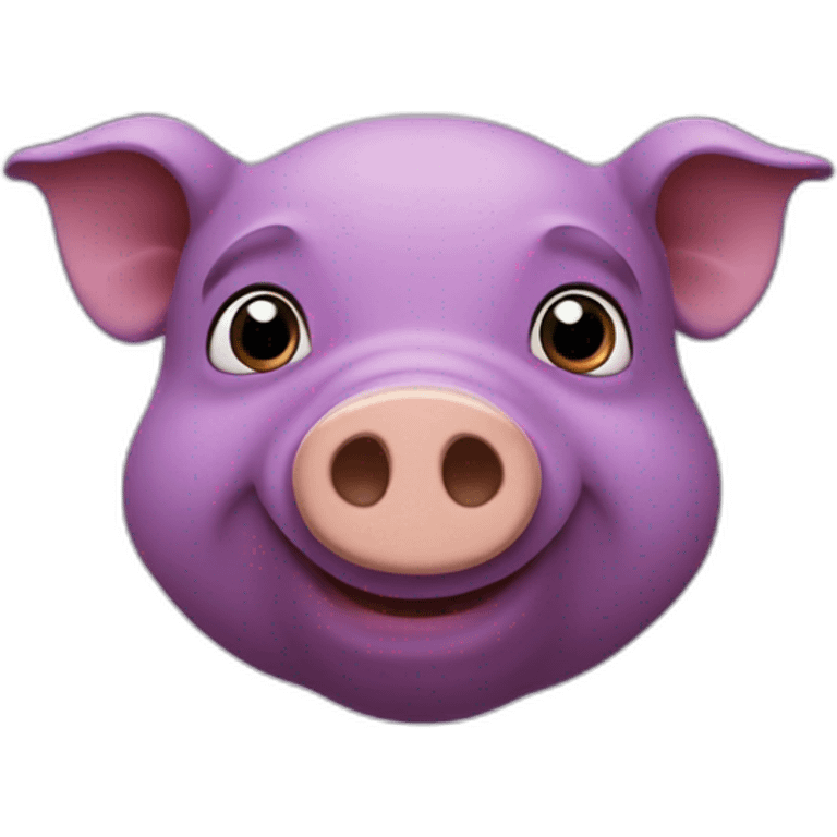 Cochon d'Inde violet emoji