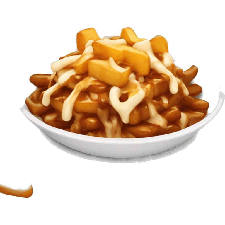 Poutine qui mange de la poutine  emoji