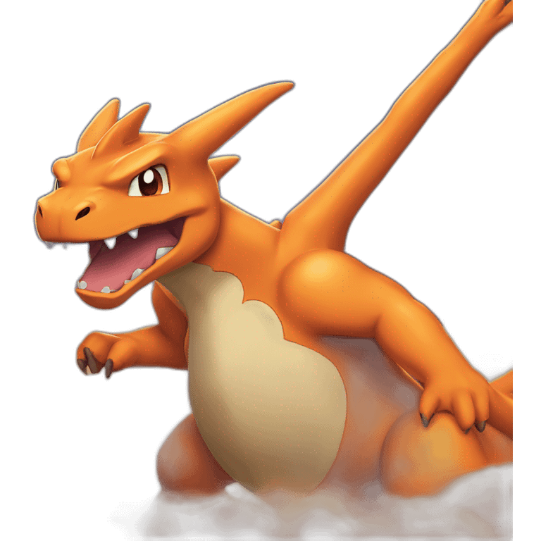 charizard inhaling air emoji