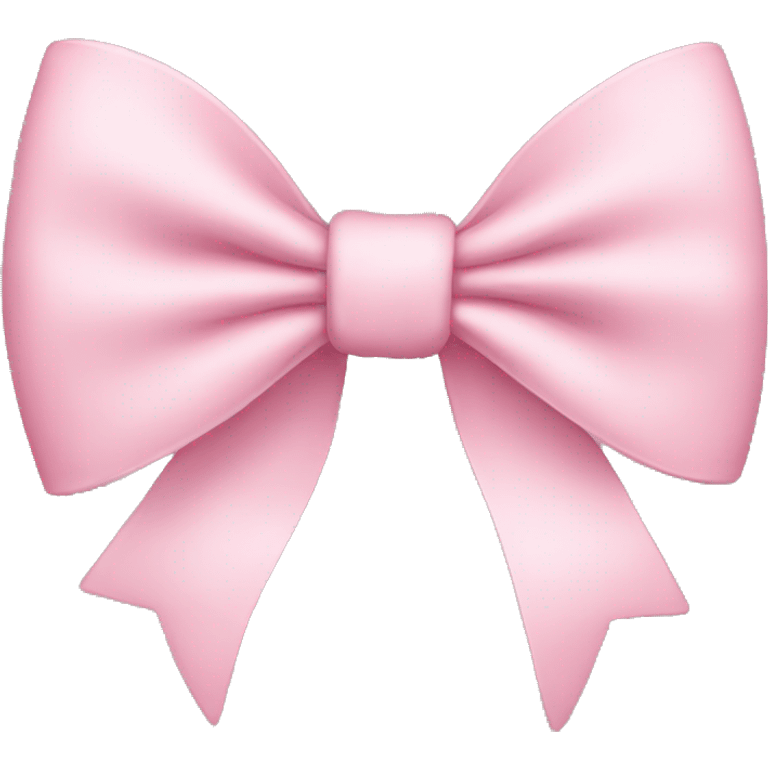 a light pink bow emoji