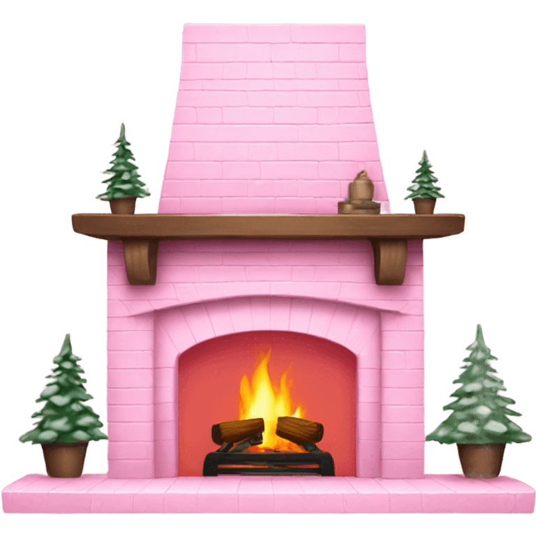 Winter Pink FirePlace emoji