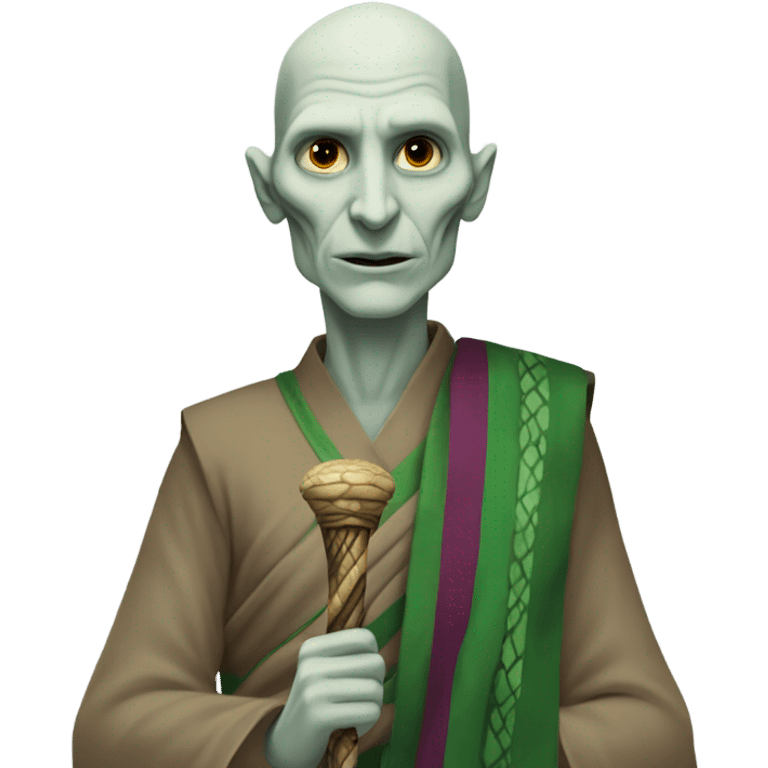 Voldemort wearing a saree emoji