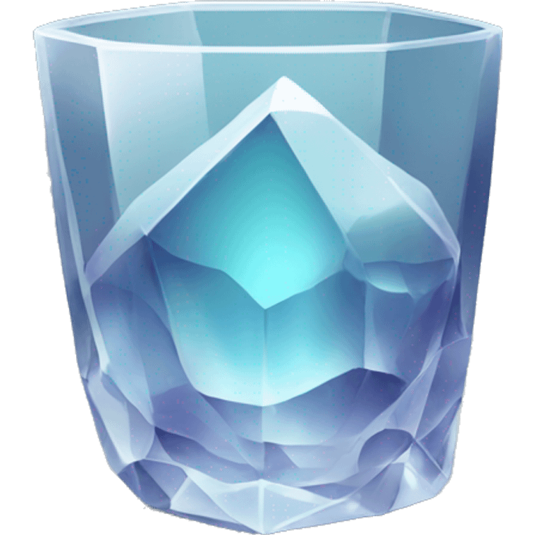 Crystal glass emoji