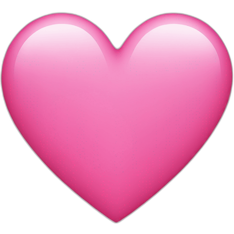 Pink heart emoji