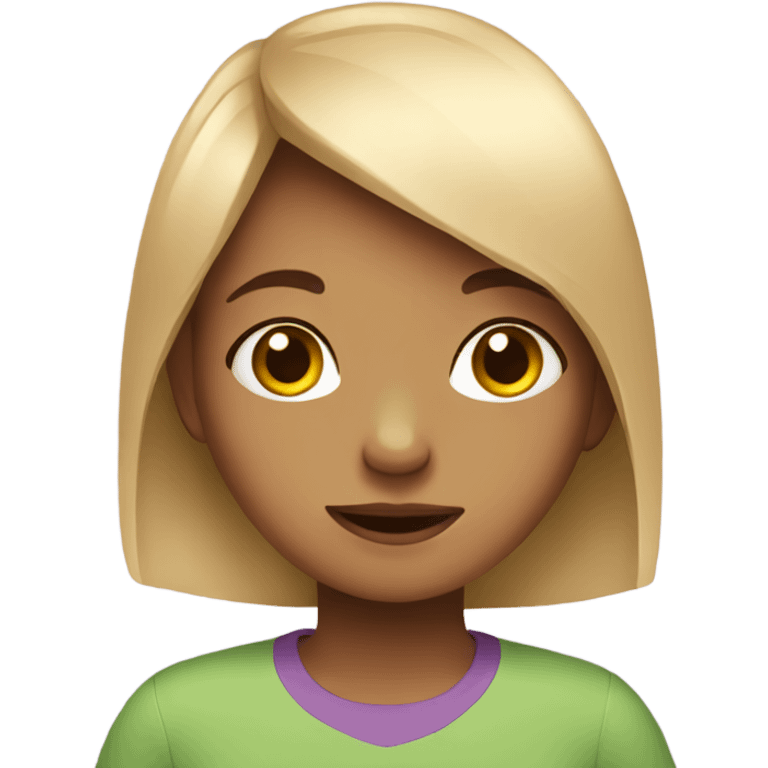 Autistic girl emoji