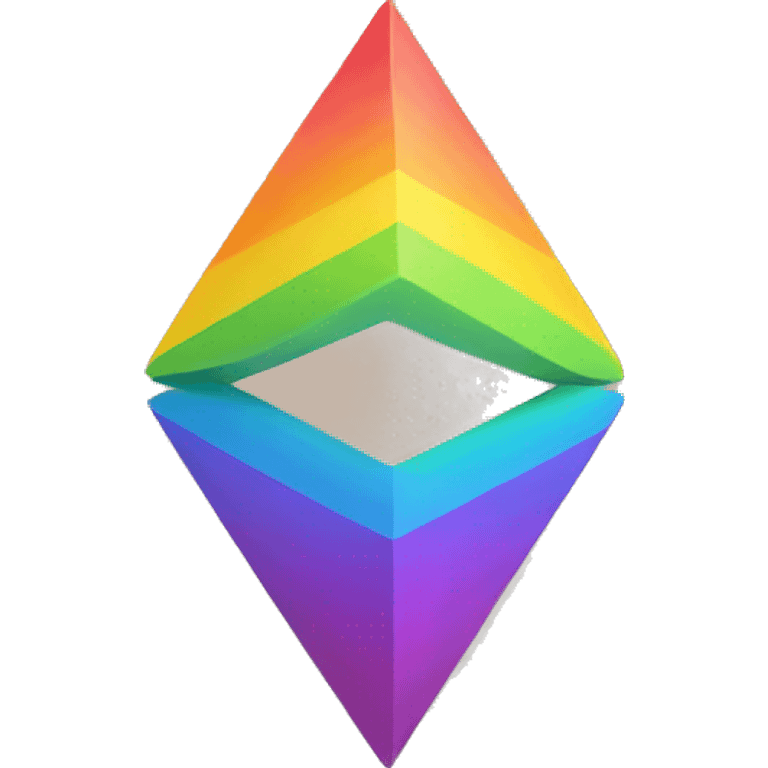 ethereum symbol rainbow emoji