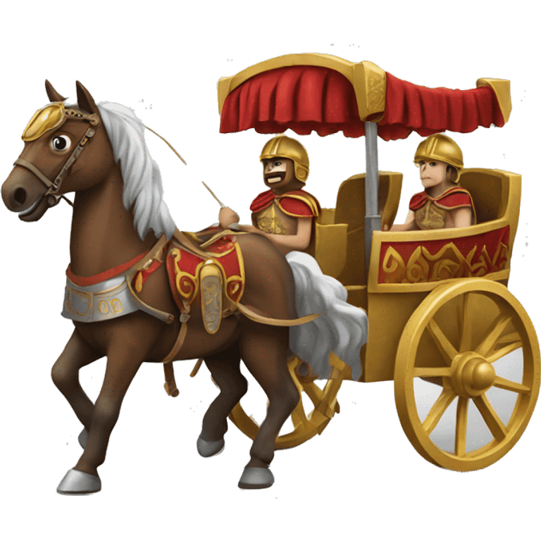 roman horse chariot emoji