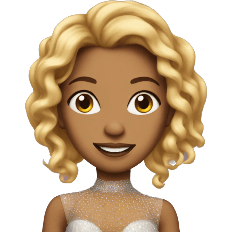 fiona dressed as beyoncé  emoji