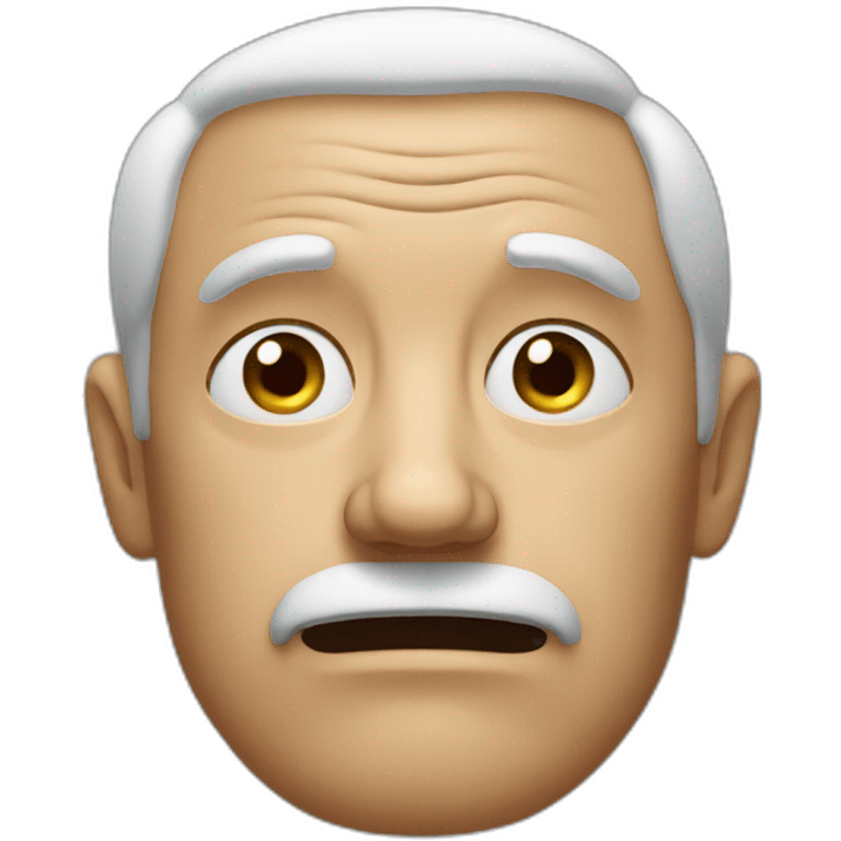 Sad grandfather emoji