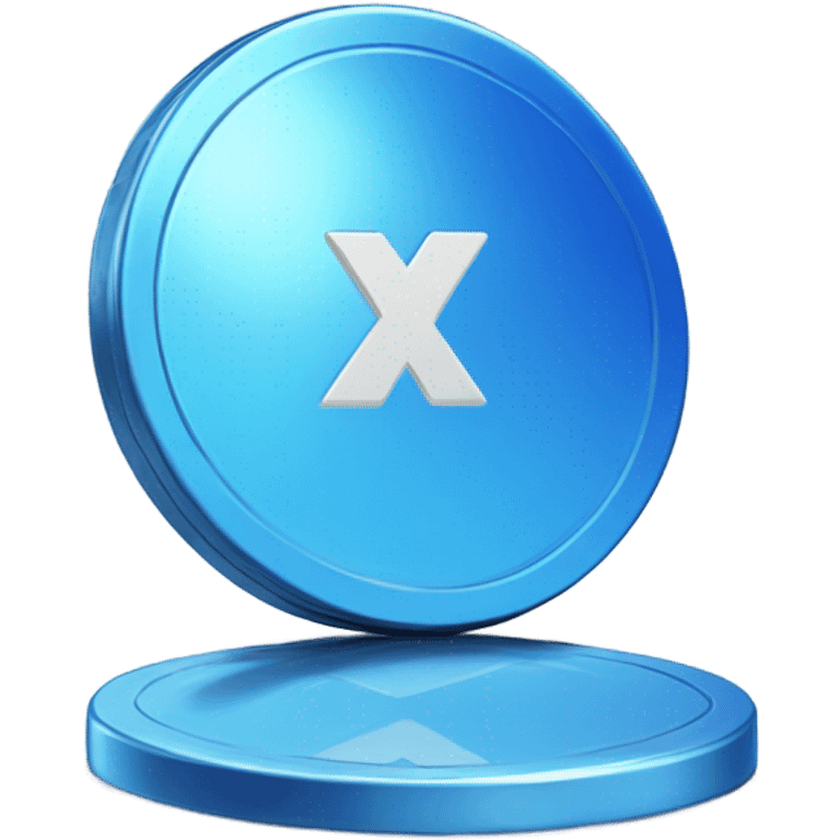 blue coin emoji