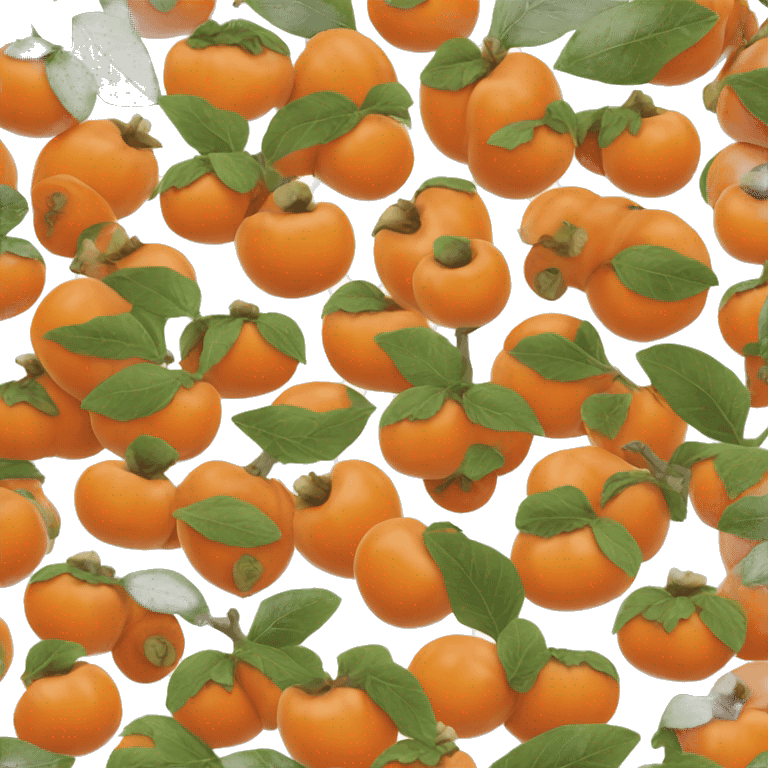 persimmon emoji