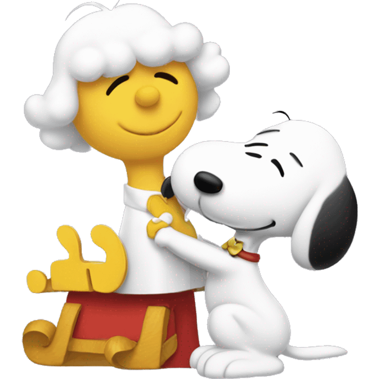 Snoopy and woodstock emoji