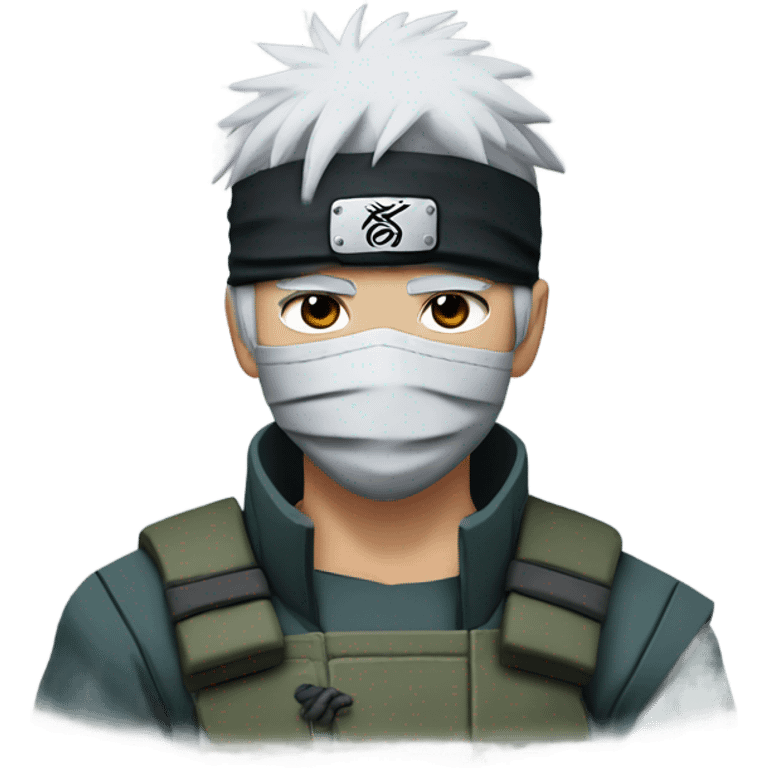 Kakashi Black hair  emoji