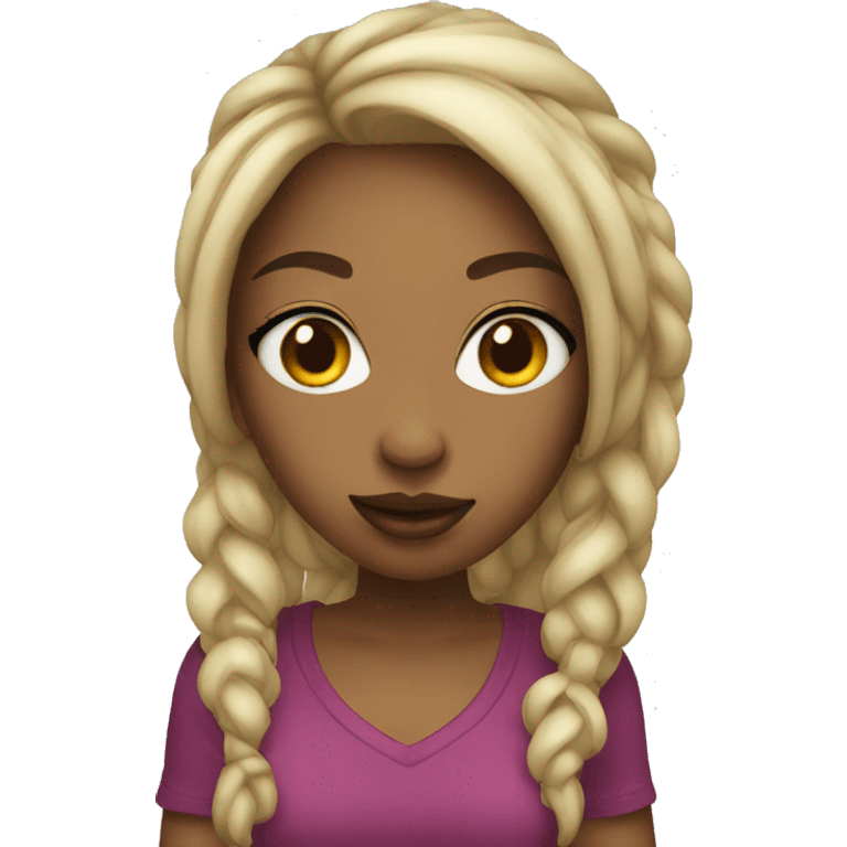 hip hop girl emoji