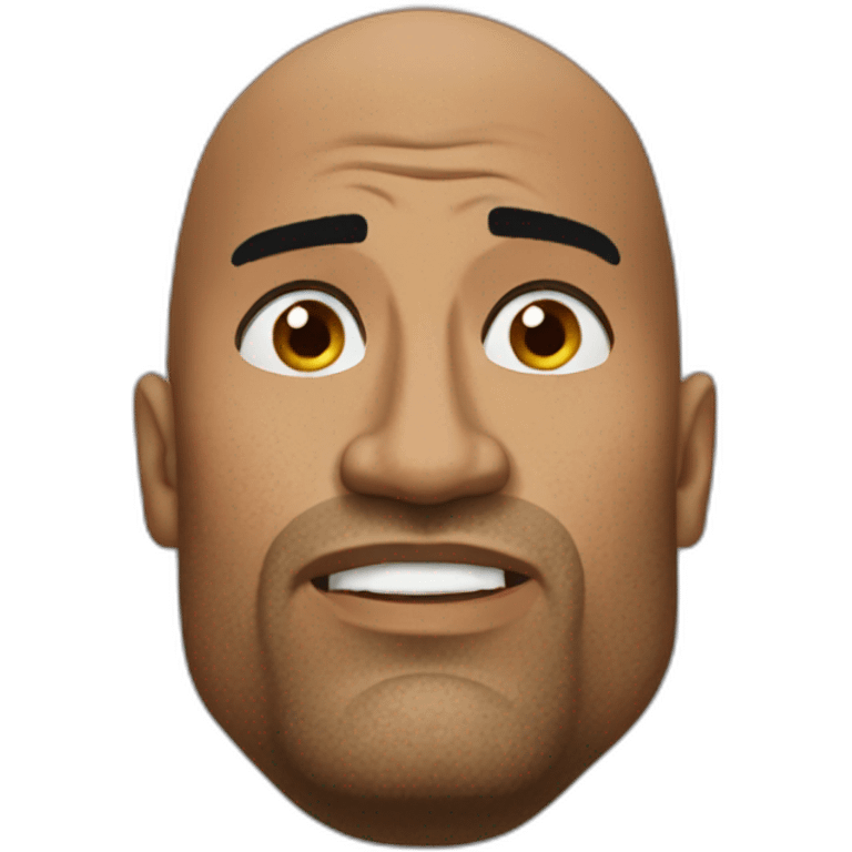 The Rock raises his eyebrow emoji