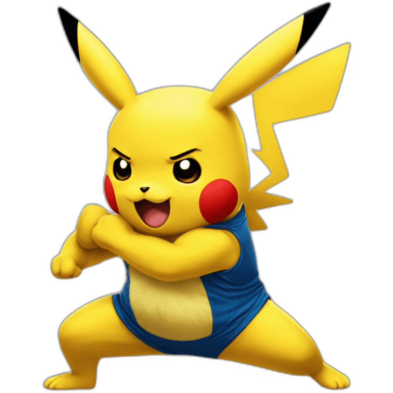 Pikachu boxing   emoji