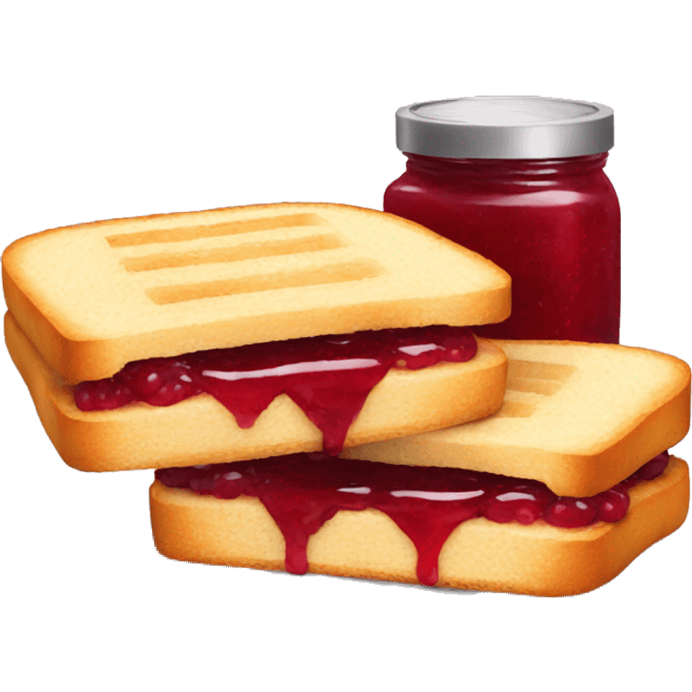 tost with jam emoji