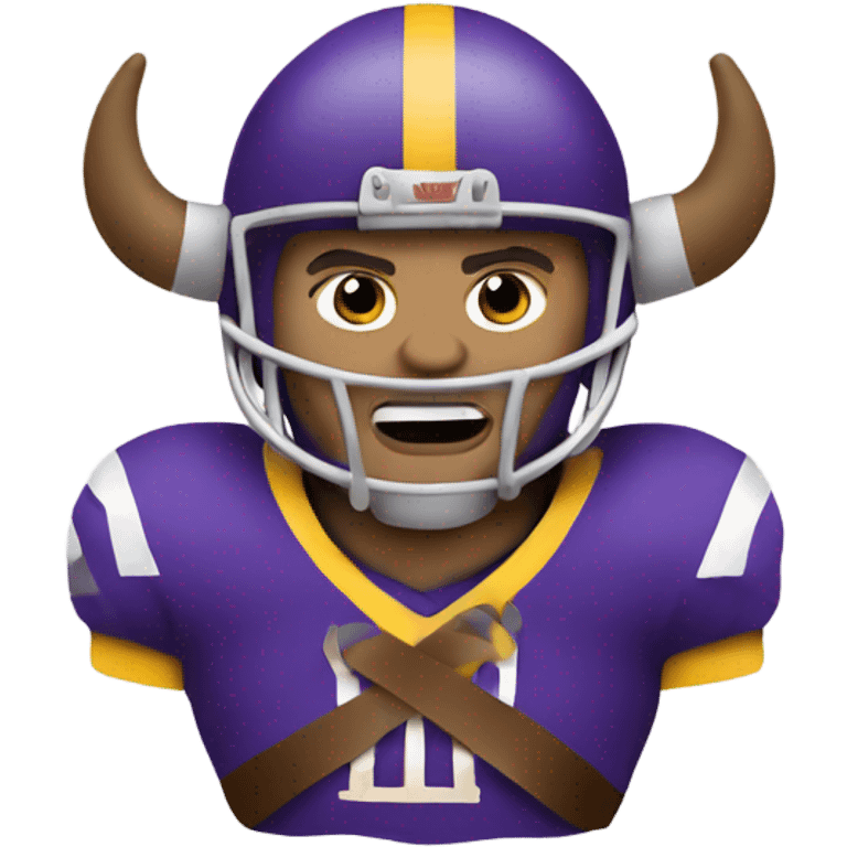 Viking football  emoji