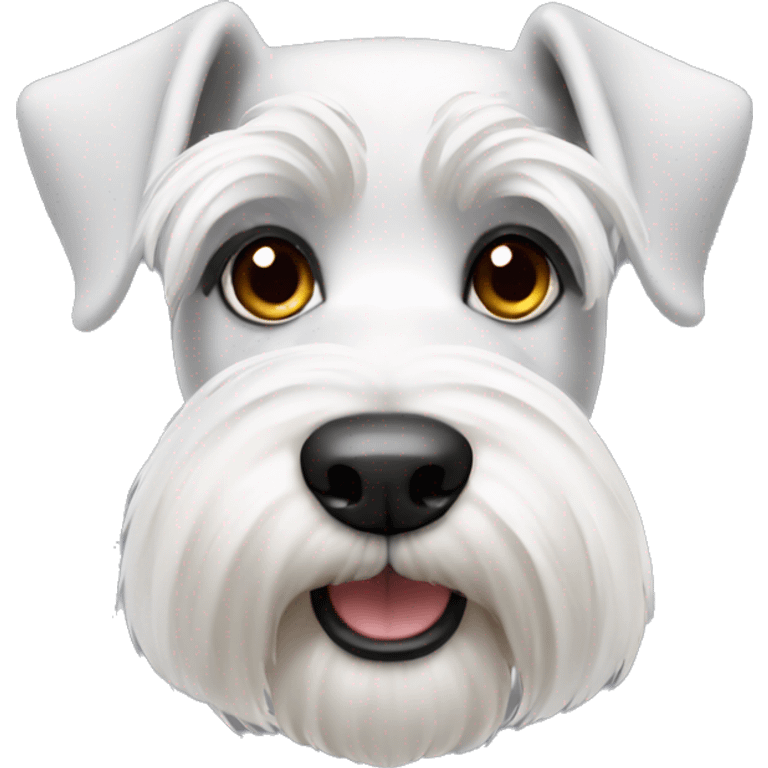 White Zwergschnauzer emoji