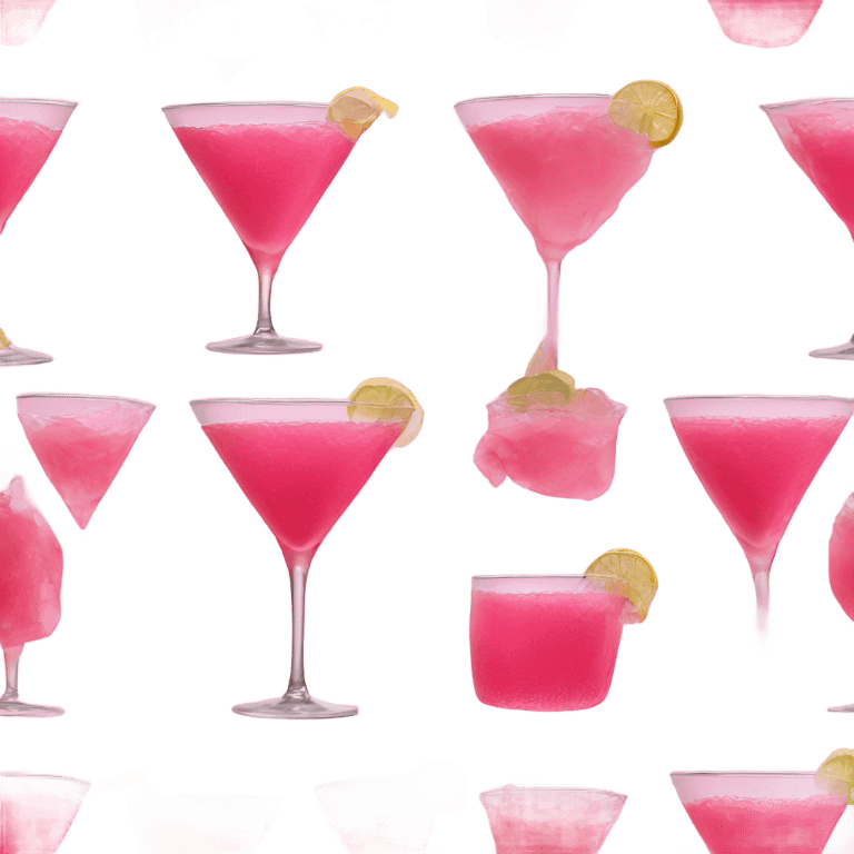 Pink cocktail  emoji